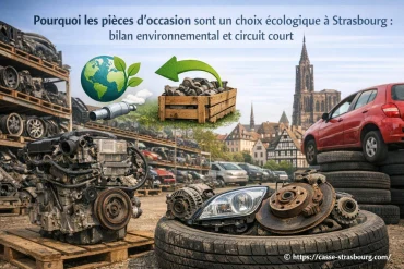 Pourquoi les pièces d'occasion sont un choix écologique à Strasbourg entre bilan environnemental et circuit court