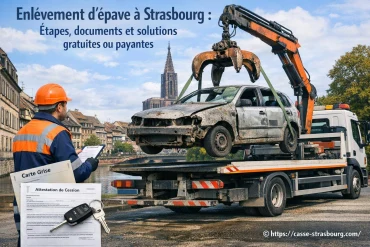 Enlèvement d'épave à Strasbourg : étapes, documents et solutions