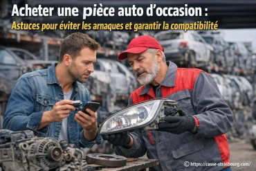 Acheter une pièce auto d’occasion : éviter les arnaques et vérifier la compatibilité