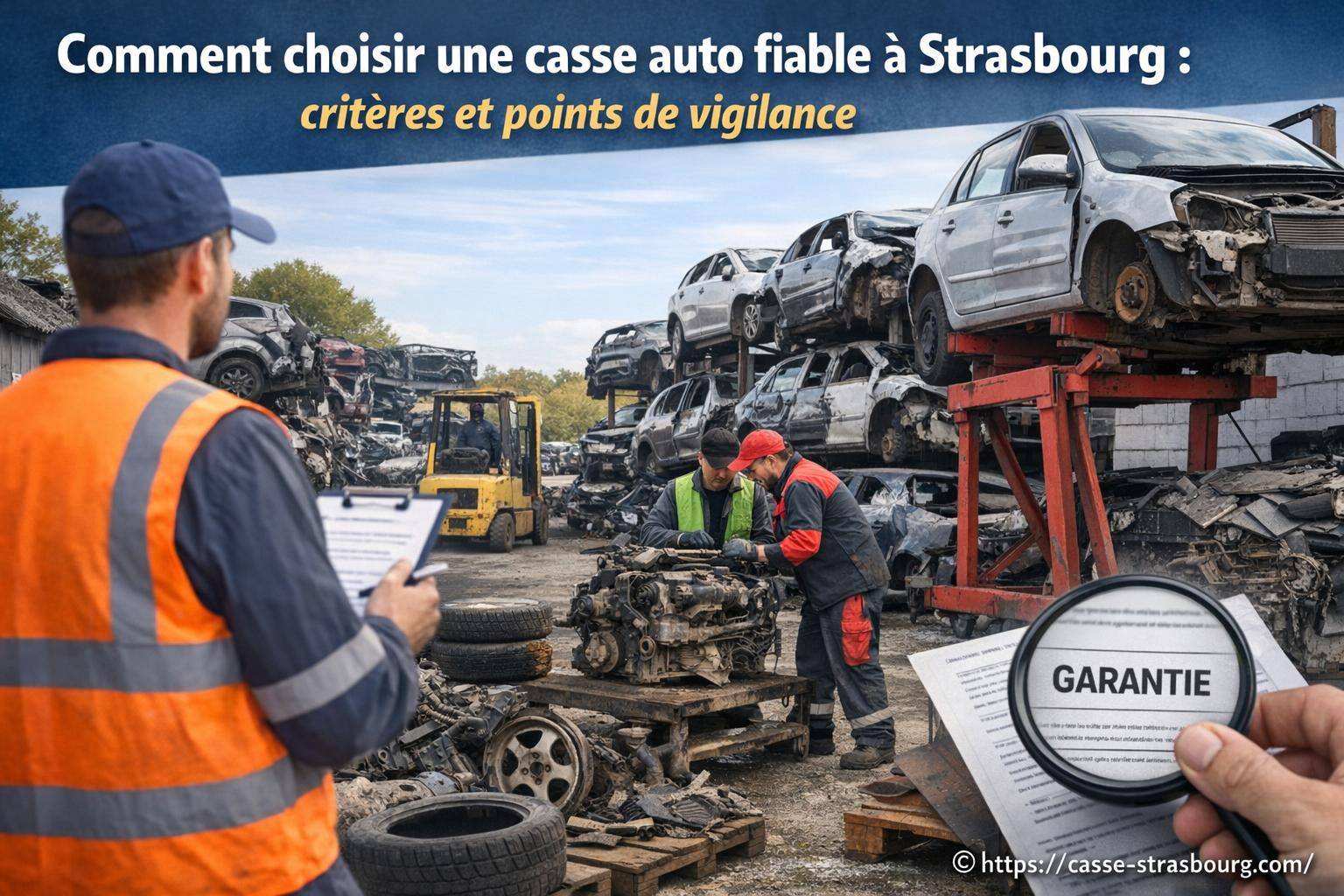 Comment choisir une casse auto fiable à Strasbourg : critères et points de vigilance
