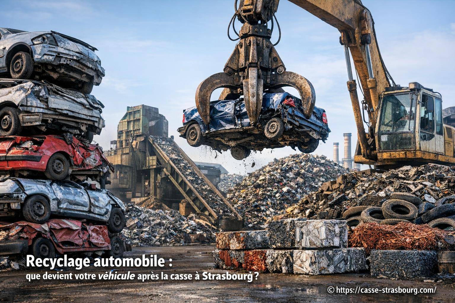 Recyclage automobile à Strasbourg : que devient votre véhicule après la casse ?